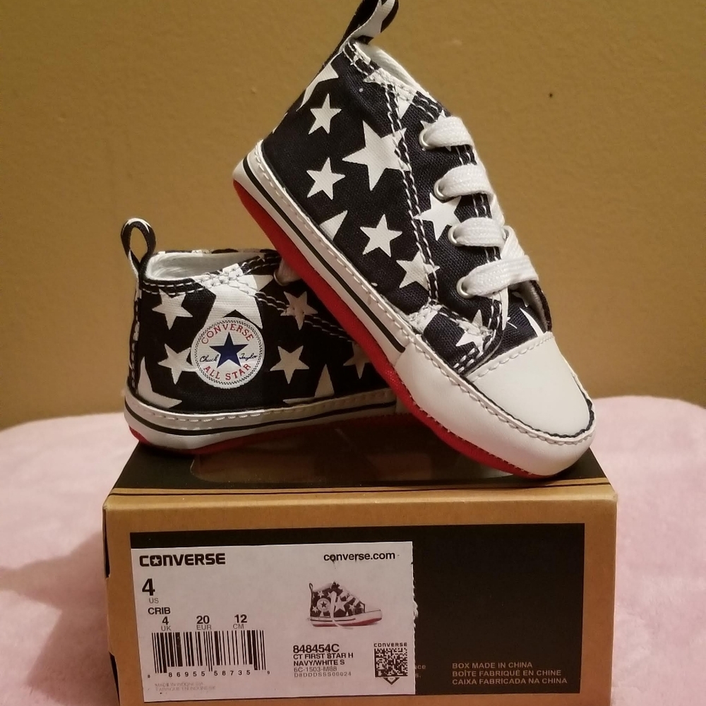 Star Converse Crib Shoe